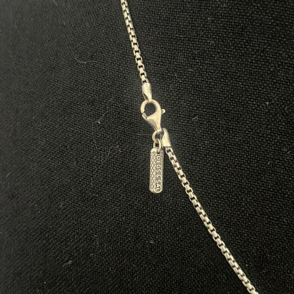 Degs & Sal sterling silver box chain